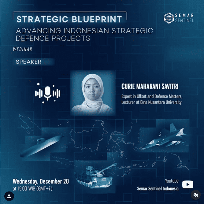 Strategic Blueprint: Advancing Indonesian Strategic Defence Projects?